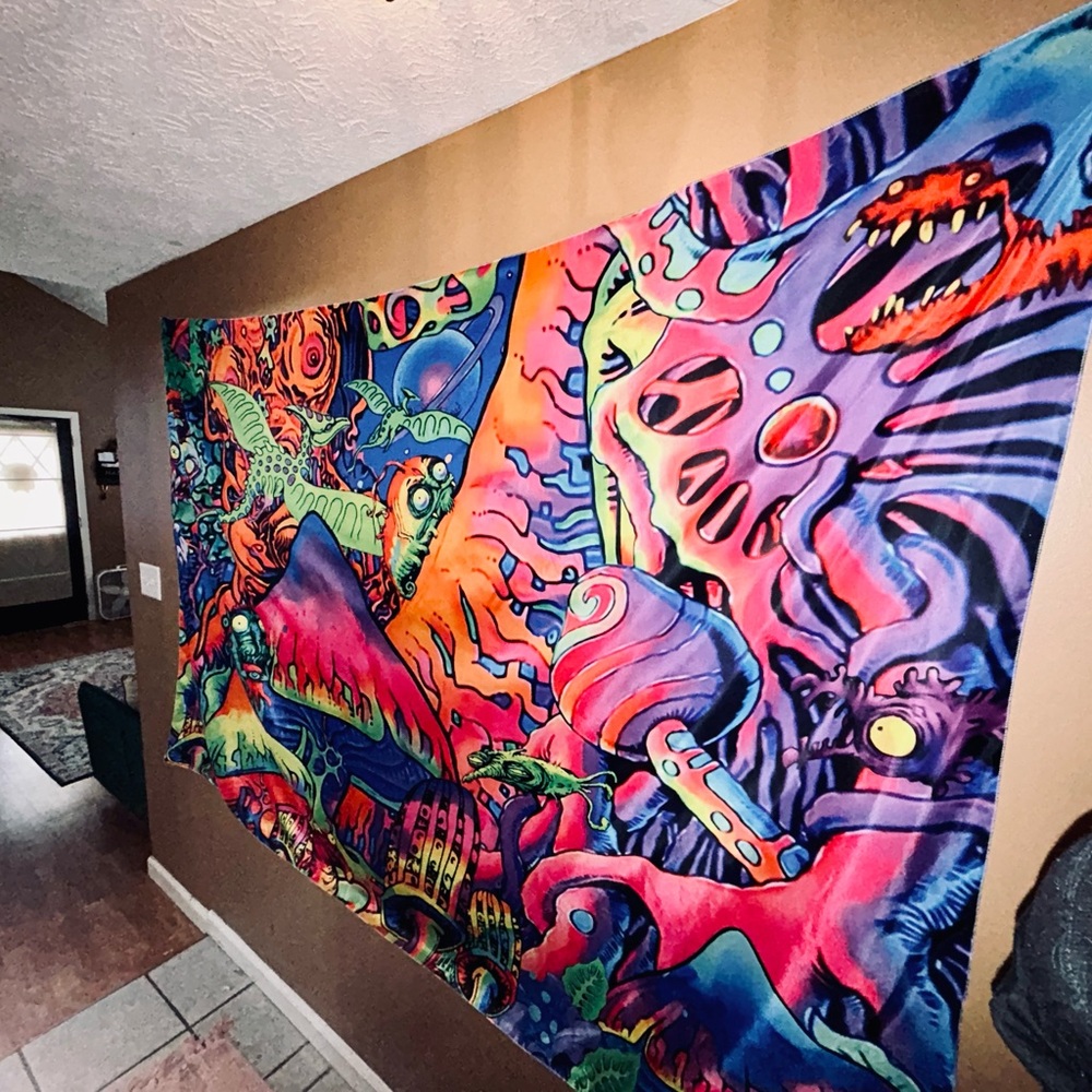 Mushroom tapestry